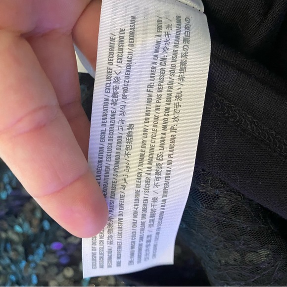 Abercrombie & Fitch Sequined Black Mini Dress size S - Picture 2 of 11